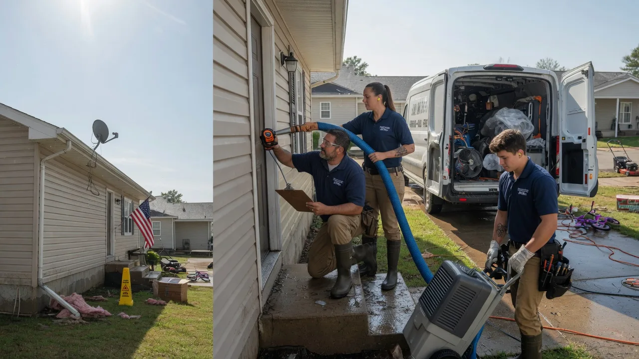 Ceiling Water Damage Restoration in Chambersville, PA near me